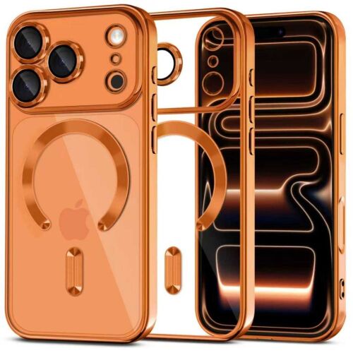 Tech-Protect MagFlex MagSafe tok iPhone 17 Próhoz - átlátszó narancssárga 154130947 - Telefon
