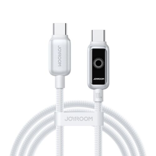 Joyroom S-A55 StarFlight 100W USB-C - USB-C kábel 1.2m - Fehér 154130994 - Kábel