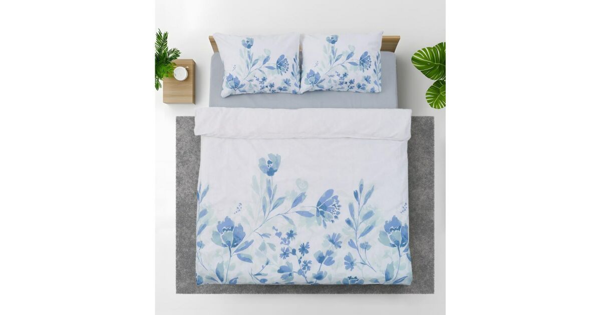 4-częściowy komplet pościeli Heiner Double BBC 132TC, Mgła | Pepita.com