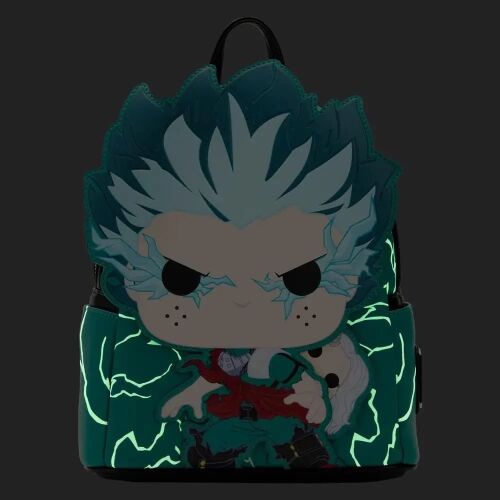Loungefly My Hero Academia Infinity Deku mini hátizsák, sötétben világító design - Funko