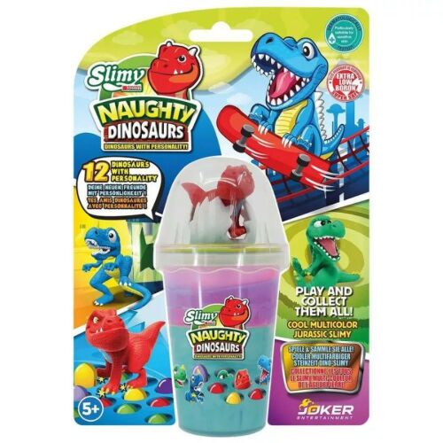 Slimy Naughty Dinosaurs gyűjthető slime játék dinoszaurusz figurával - Slime