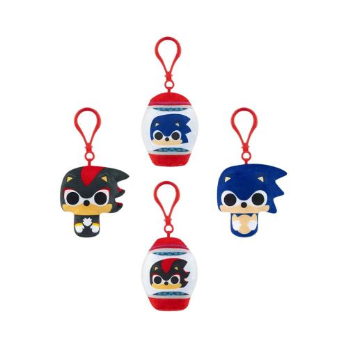 Funko POP! Sonic the Hedgehog Plüss Kulcstartók - Sonic és Shadow karakterek - Funko