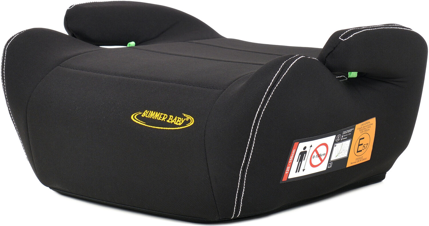 E-shop Summer Baby Pico I-Size Podsedák 125-150cm - Čierny