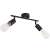 Globo Lighting Martha 54008-2 black two-light spotlight on white background