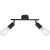 Globo Lighting Martha 54008-2 black two-light spotlight on white background