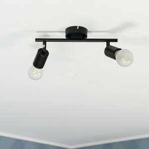 Globo Lighting Martha 54008-2 black two-light ceiling spotlight - Globo