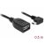 Közelkép a DeLOCK 83356 0.5m USB 2.0 A - Mini-USB Kábelről