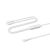 Belkin USB-C - USB-C kábel, 1.5m fehér fonott zsinór