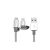 Verbatim 48869 1 M USB A Micro-USB B/Lightning Alumínium, Szürke USB kábel 154265090