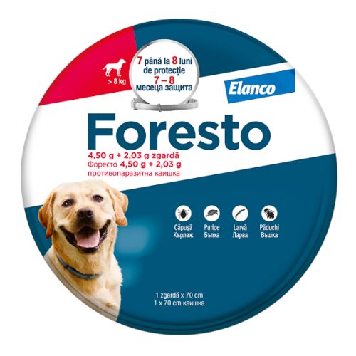 Foresto nagytestű kutyáknak (> 8 kg) 164361914 - Bolha- és kullancsriasztó