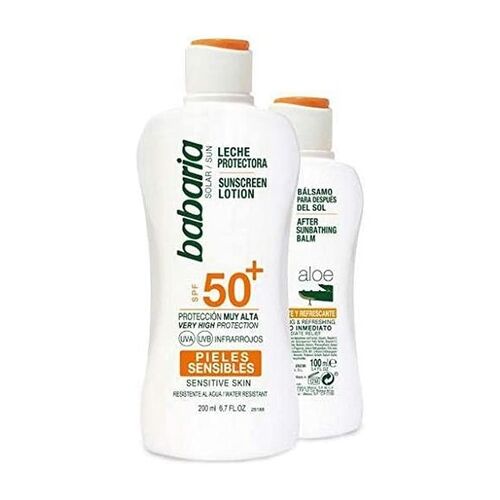 Babaria SPF 50 napvédő krém érzékeny bőrre, magas UVA/UVB védelemmel - Fényvédő krém és naptej