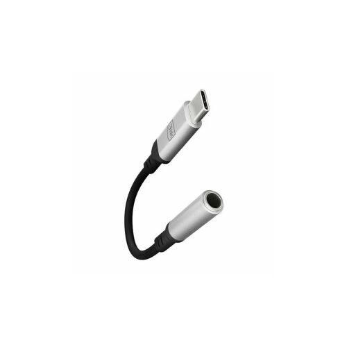 Fényképen 3MK USB-C - 3,5mm audio adapter oldalnézetből - Jack átalakító