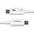 StarTech TBLT5MM50CM240WWH 0,5 M 120 Gbit/s Fehér Thunderbolt kábel 154326364