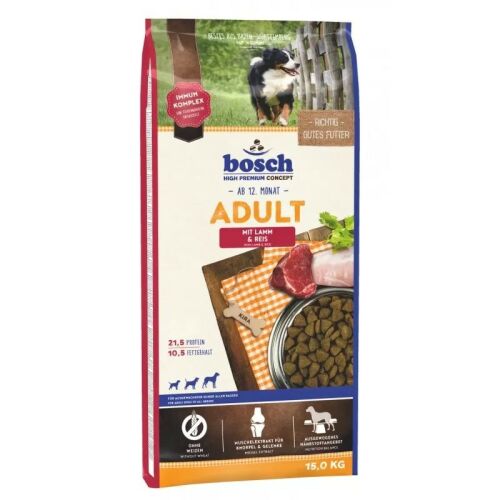 Bosch Felnőtt kutyatáp Bárány & Rizs 15kg 154335790 - Száraz kutyaeledel