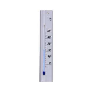 Weißes Raumthermometer mit Celsius-Skala, misst von -5 bis 50 Grad - Haushaltszubehör