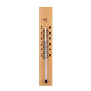 Wooden room thermometer, 2057 type, natural color, measures from 0 to 50 degrees Celsius - Room Thermometer