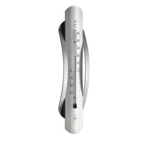 Aluminum outdoor / indoor thermometer, 12.2044 model, measures from -35°C to +50°C, 290mm size - Room Thermometer