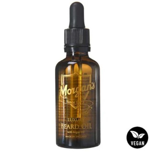 Morgan's Luxury Szakállolaj 30ml, vegán szakállápoló termék bergamott, lime, zöld tea, pézsma és szantálfa illattal - Morgan's