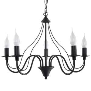 Sollux Minerwa schwarze Pendelleuchte isoliert auf Weiß - Sollux