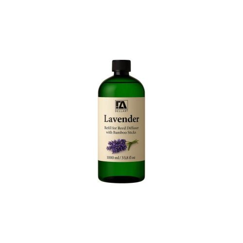 Pálcás diffúzor utántöltő , Levendula - 1000 ml DellArt (200167)