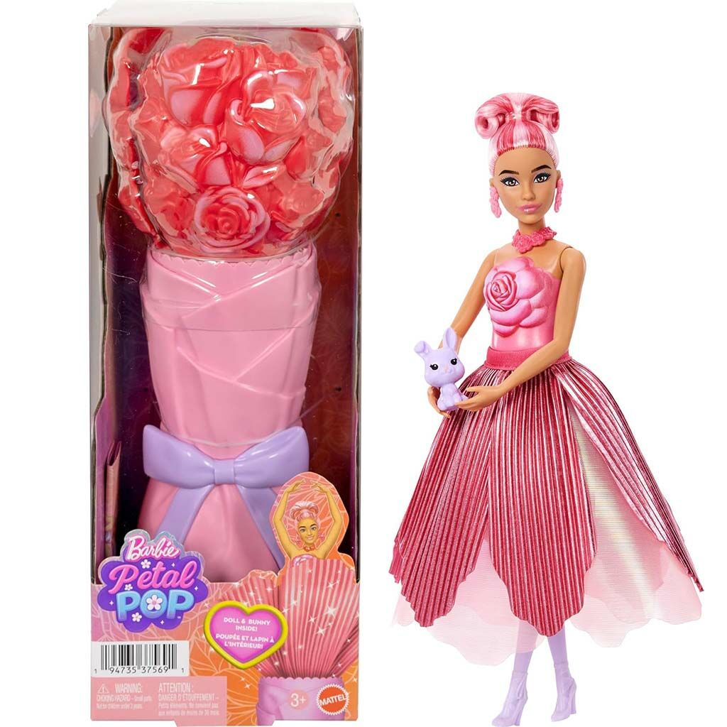 E-shop Barbie Reveal: Kvetinové kúzlo prekvapenia Bábika - Ruža, JMF59