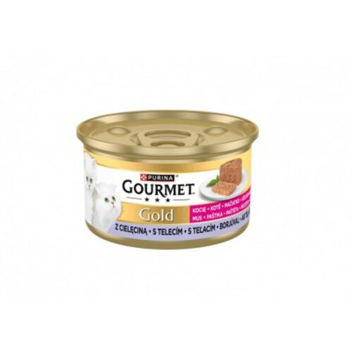 Gourmet Gold Kitten Pástétom borjúval 85 g