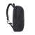 Rivacase 7962 schwarzer Laptop-Rucksack Seitenansicht