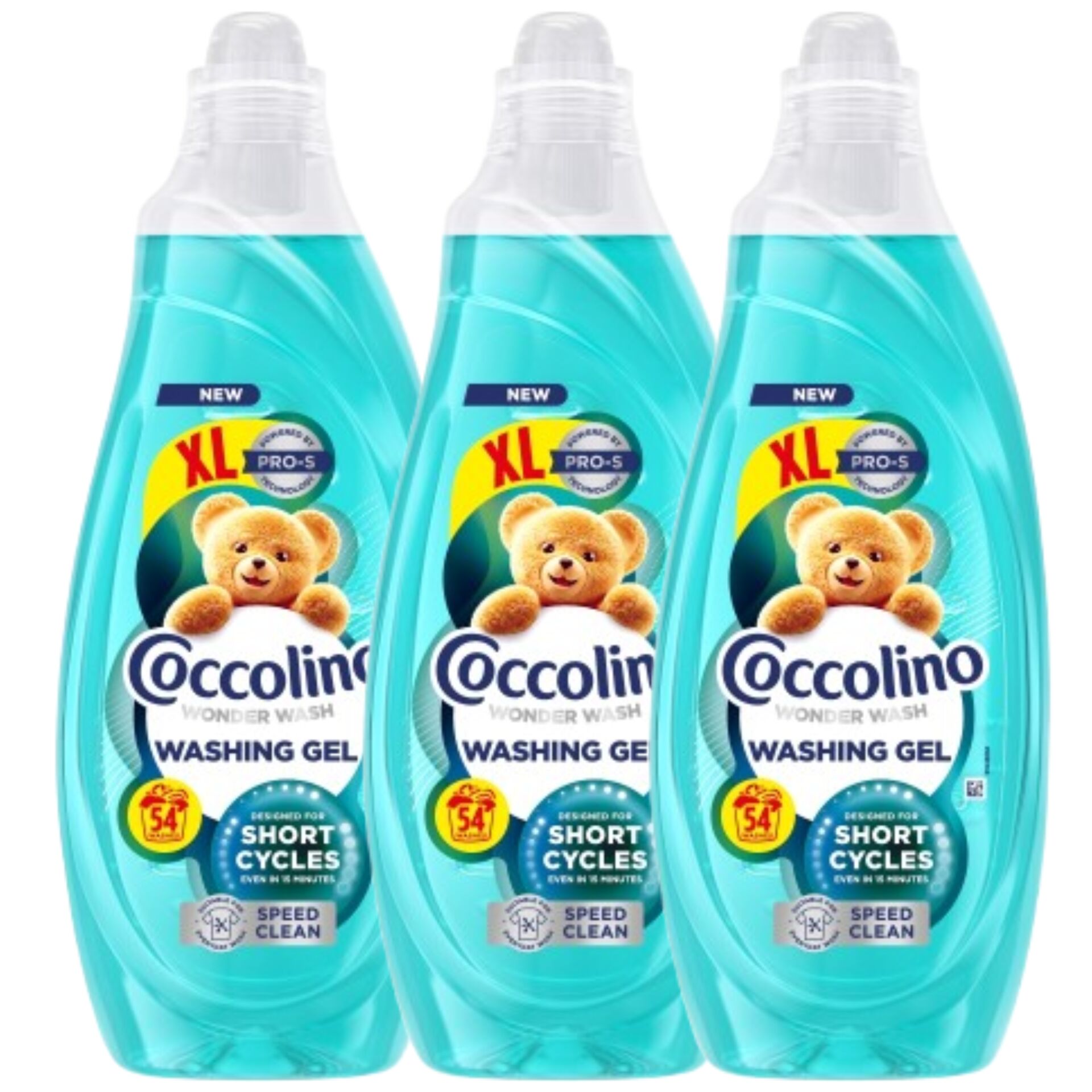 E-shop Coccolino Wonder Wash Prací gél Speed Clean na rýchle pranie 54 p...