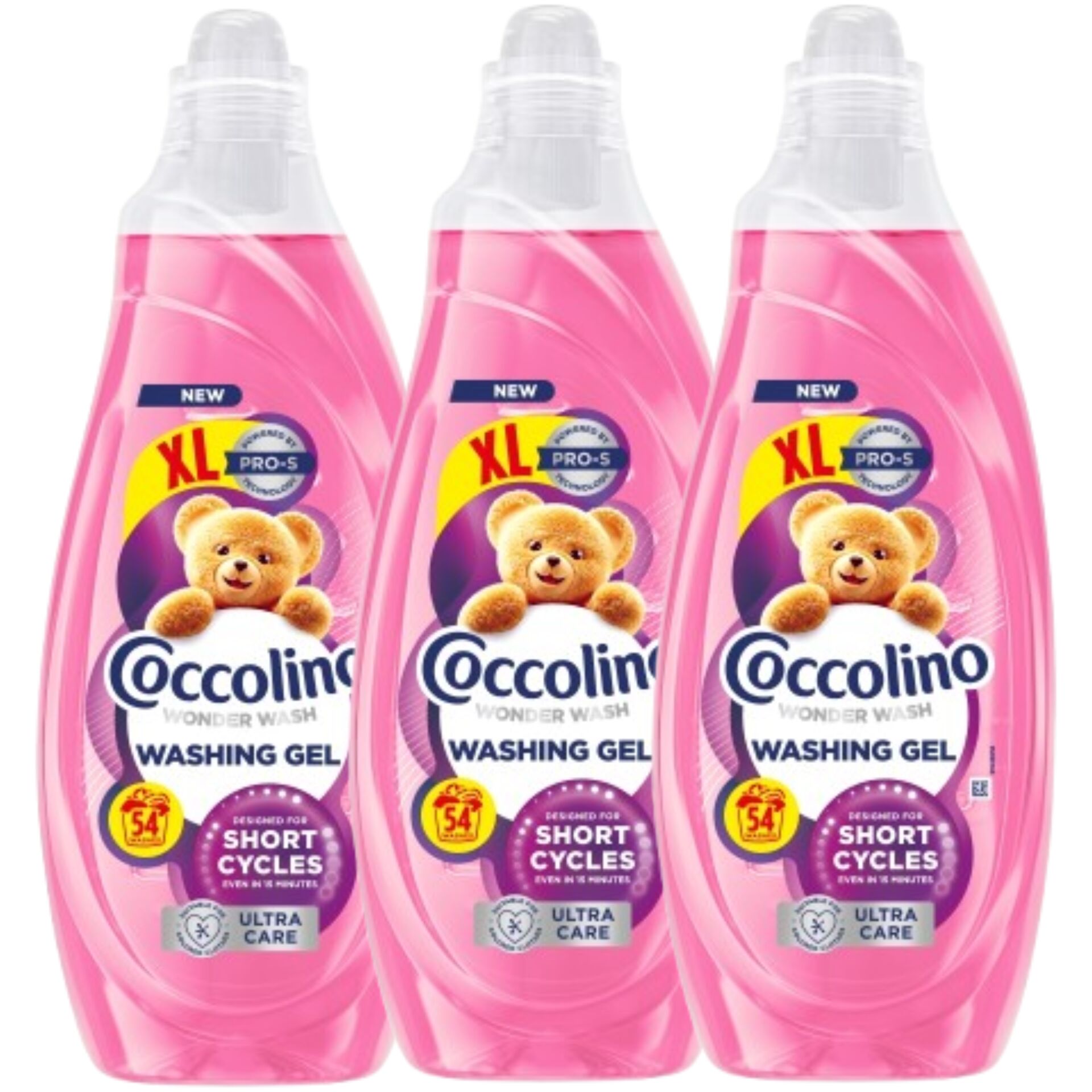 E-shop Coccolino Wonder Wash prací gél Ultra Care na rýchle pranie 54 pr...