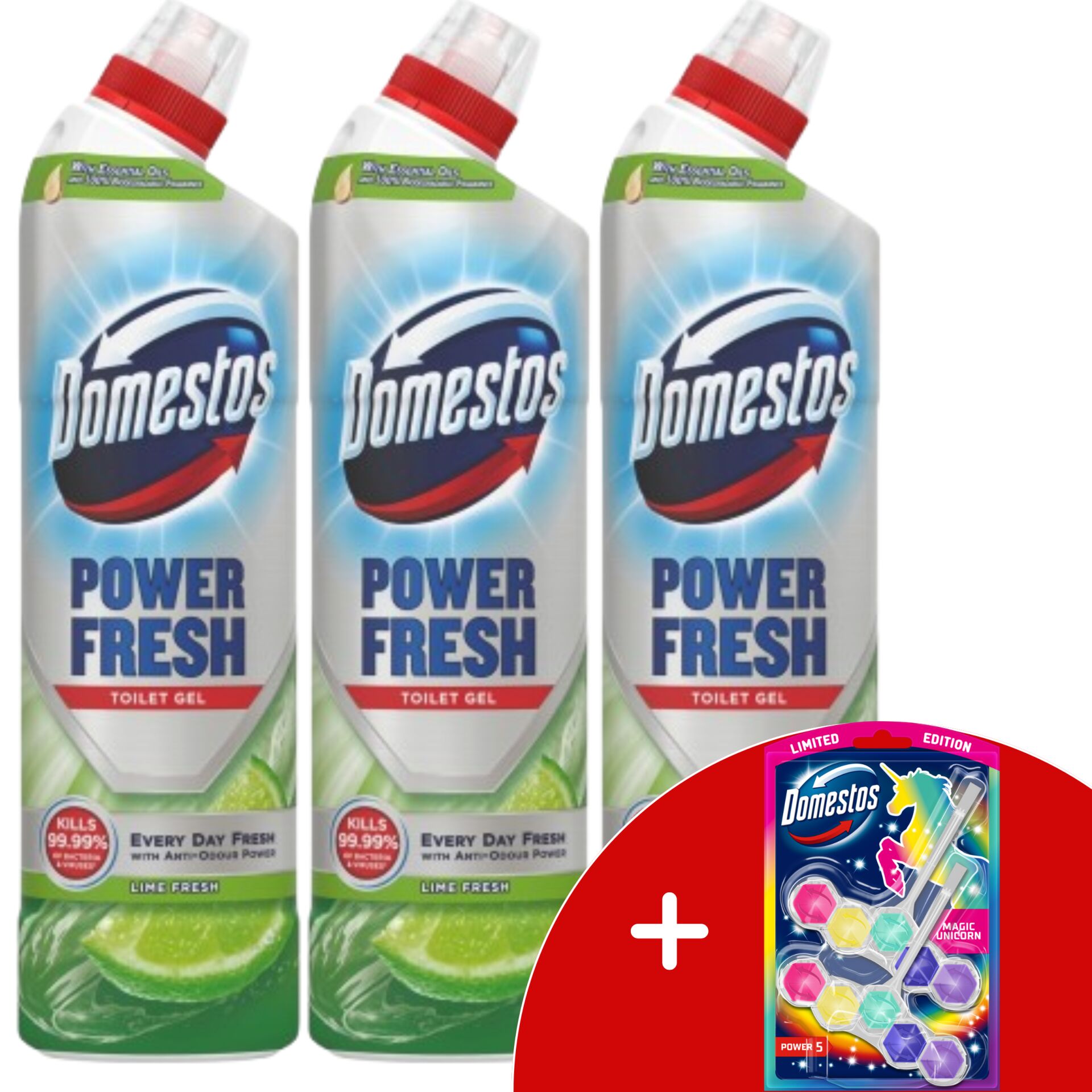 E-shop Domestos Power Fresh WC Čistiaci Gél Limetka 700ml + DARČEK Domes...