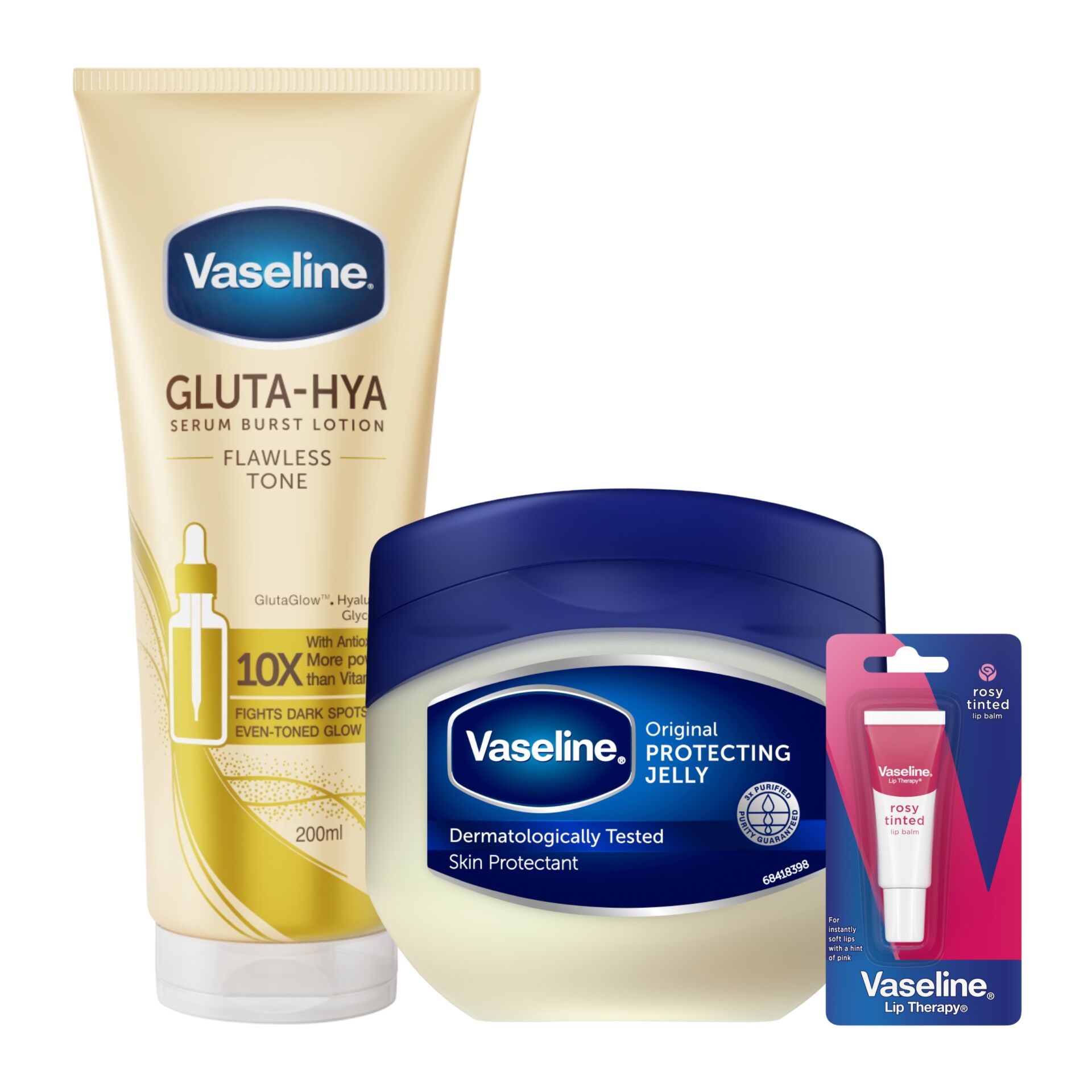 E-shop Balíček starostlivosti o tvár, telo a pery Vaseline