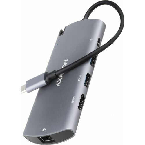 AXAGON HMC-6M2 SuperSpeed USB-C Combo 6in1 Hub 174610392 - USB elosztó