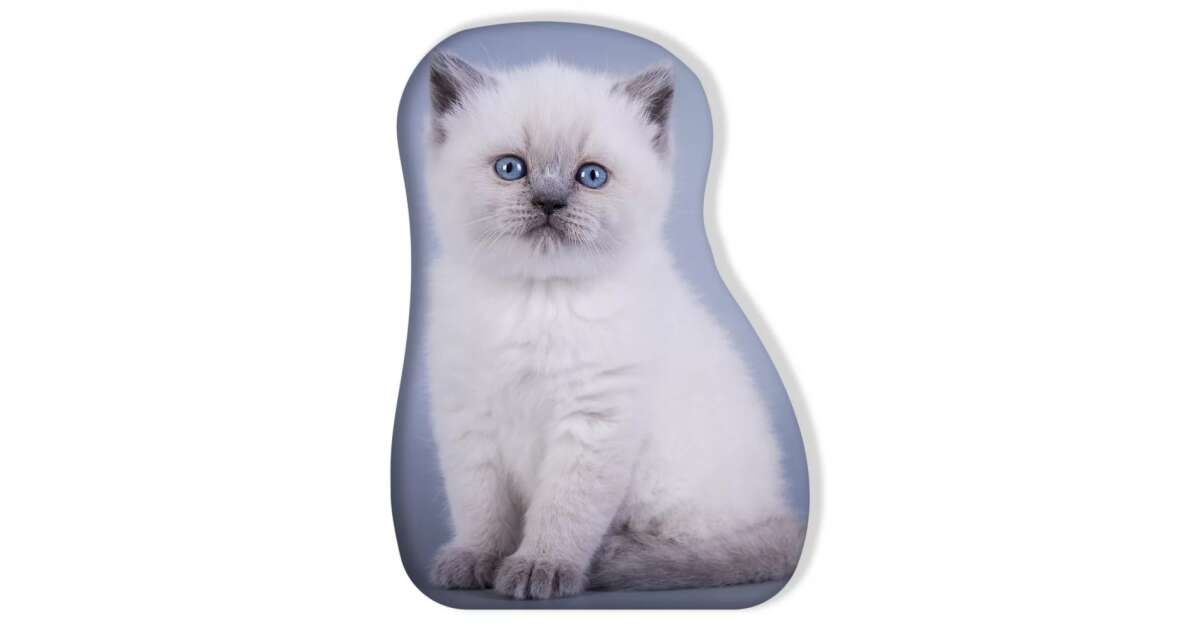 Perna decorativa Javoli, Model pisica, Poliester, 33x36cm, Multicolor 43940354