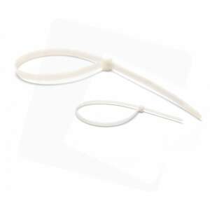 Fehér kábelkötegelő, 120mm x 4,6mm - Entac