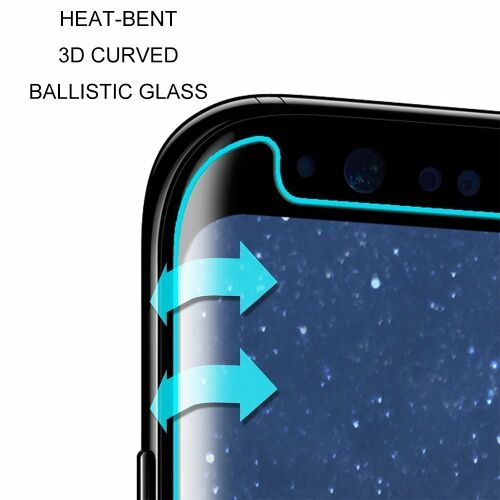 2 db Samsung Galaxy S8 Plus üvegfólia, MyStyle 5D Mini FULL GLUE átlátszó 170592653 - Kijelzővédő fólia