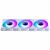 Ventilátor PHANTEKS M25 Gen2 PWM,  D-RGB, 3darabos, 120mm, fehér 155727733