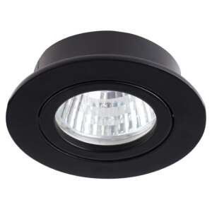 Dalla czarna lampa sufitowa wpuszczana, 1xGx5,3 gniazdo - Reflektor