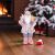 Ünnepi MagicHome Mikulás díszített karácsonyfa előtt, ajándékok