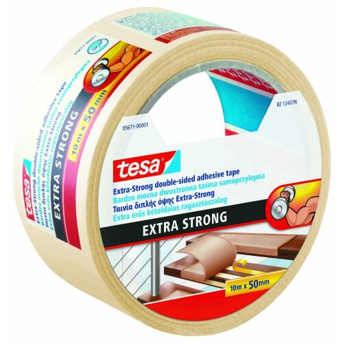 TESA KÉTOLDALAS RAGASZTÓSZALAG 25m x 50mm SZŐNYEGEKHEZ EXTRA ERŐS 154788609 - Irodaszer és írószer