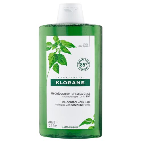 Klorane, Nettle, Hajsampon, Olajszabályozás, 400 ml 154802108 - Fürdés