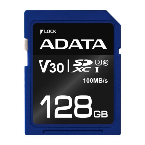ADATA ASDX128GUI3V30S-R 128 GB SDXC UHS-I Class 10 memóriakártya 154812709 - ADATA