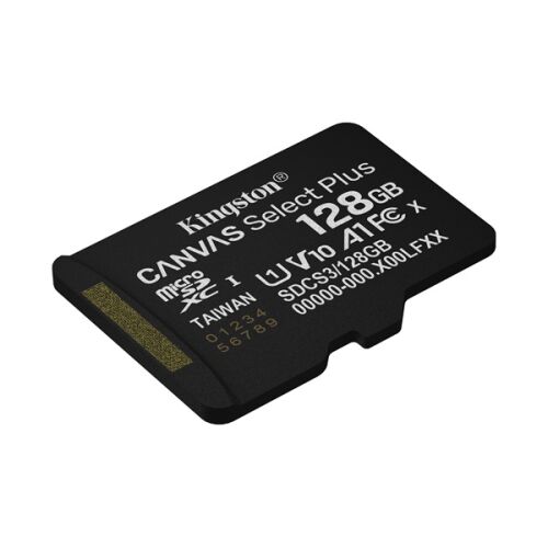 Kingston Canvas Select Plus 128GB MicroSD kártya telefonokhoz és kamerákhoz - Kingston