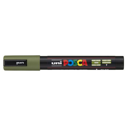 Dekormarker, 1,8-2,5 mm, UNI "Posca PC-5M", khaki 156037861 - Uni