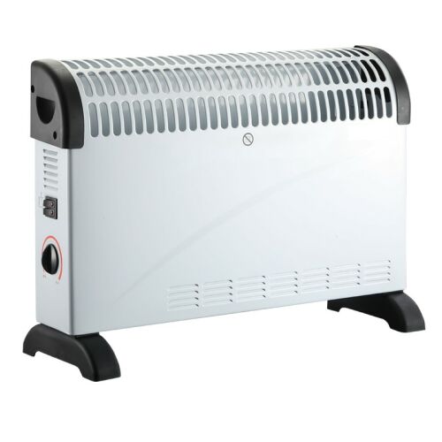 El Fuego elektrische glas convectorkachel 2000 W wit - De officiële webshop van EL Fuego