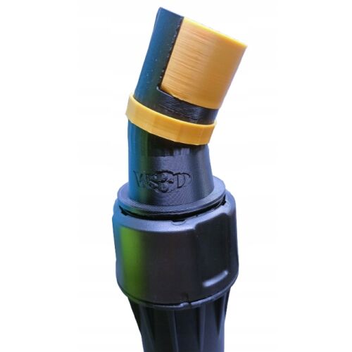 WS3D adapter Mirka Leros-t Dewalt Airlock porszívóhoz csatlakoztat, ferde nézet - Porszívó kiegészítő