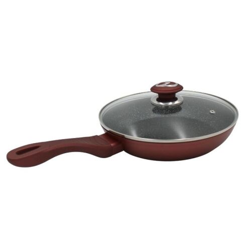 Indukciós gránit line serpenyő fedővel, 26 cm 
