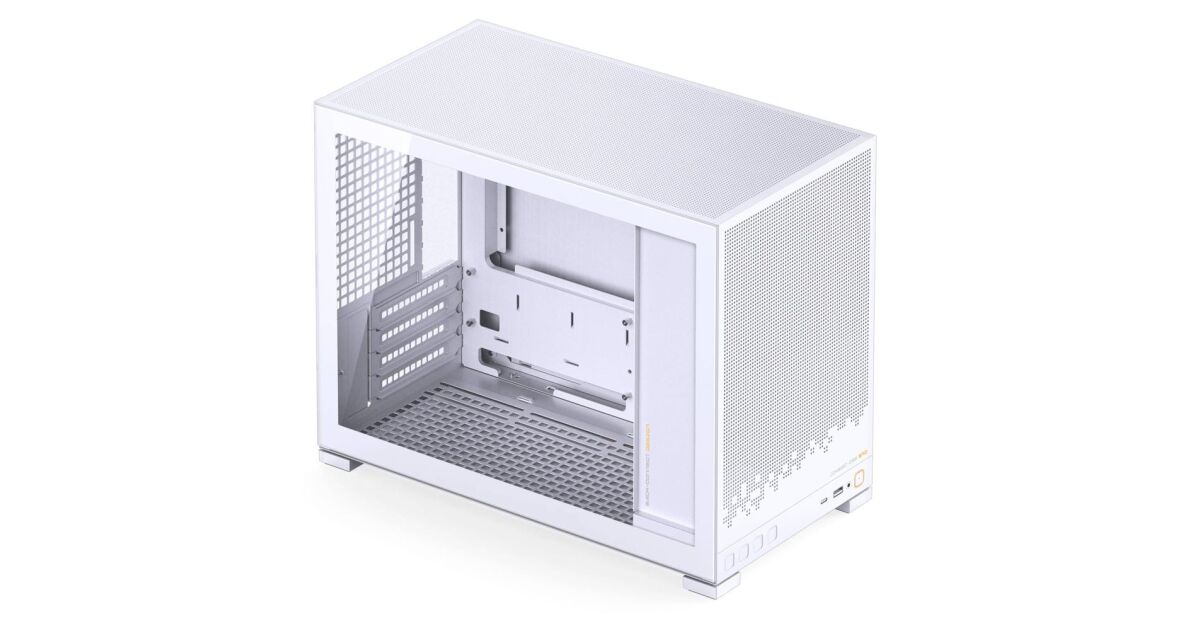 Jonsbo D32 STD microATX Mini-Tower PC-Gehäuse, Tempered Glass, Back ...