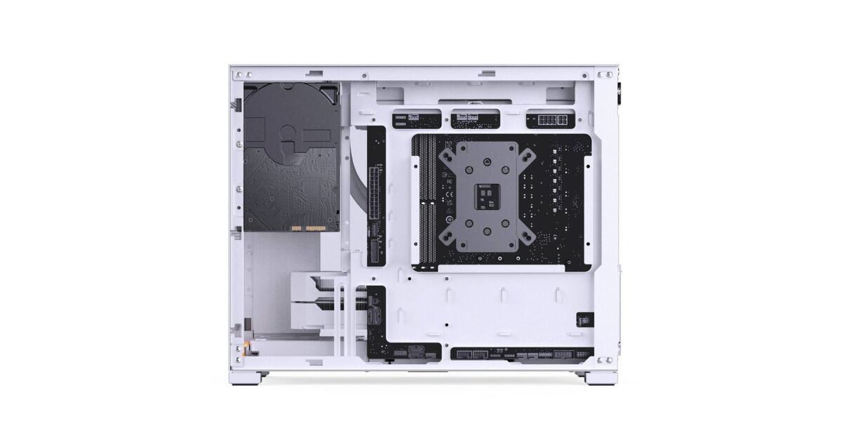 Jonsbo D32 STD microATX Mini-Tower PC-Gehäuse, Tempered Glass, Back ...