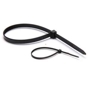 Entac kábelkötegelő 2,5mmx200mm fekete 50db