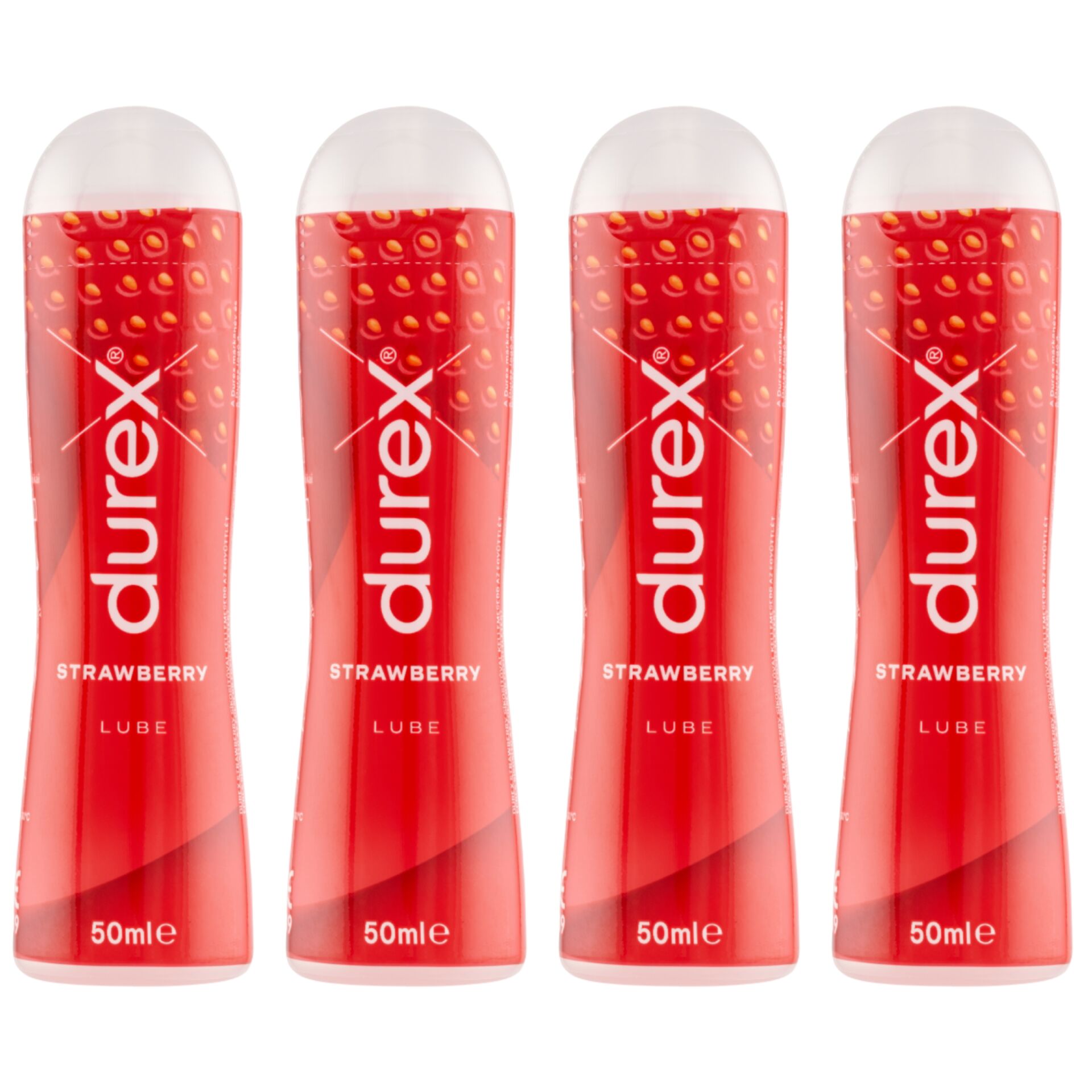 E-shop Durex Play Saucy Strawberry Lubrikačný Gél 4x50ml
